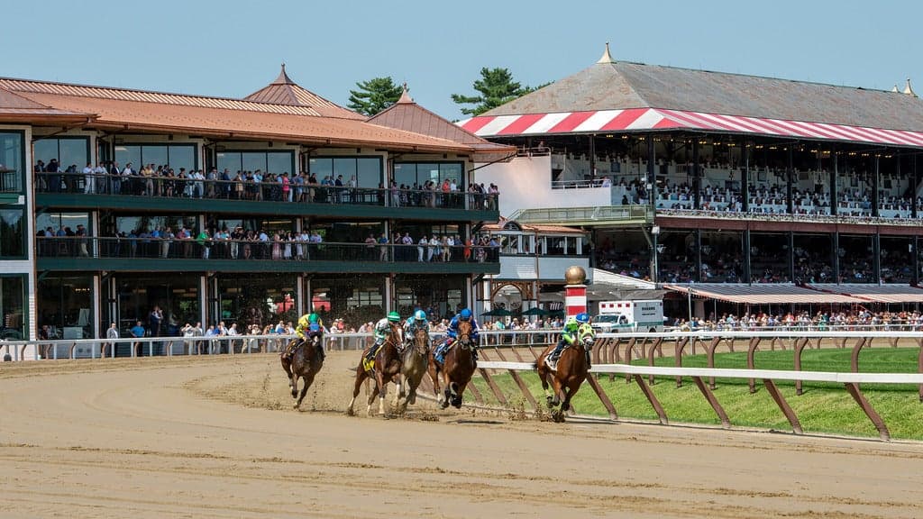 Saratoga Race Course Easy Goer Dining artwork